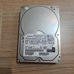 80 GB IDE HITACHI DESKSTAR IC35L090AVV207  3,5"  HDD Festplatte Retro - Bild 1 von 4