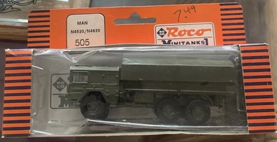 Roco Minitanks  1/87 Modern West German MAN N4520/4620 5T 6x6 Truck Lot#7301K© - Image 1 of 2