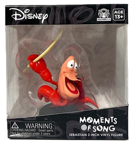 Disney Moments of Song Sebestian die kleine Meerjungfrau 3" Vinyl Figur Alter 13+ Neu im Karton - Bild 1 von 3