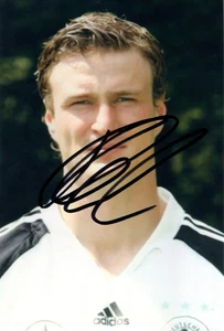 GERMANY, STOKE, LEICESTER & CHELSEA: ROBERT HUTH SIGNED 6x4 ACTION PHOTO+COA - Picture 1 of 1