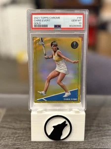 Tenis cromado Topps 2021 Chris Evert #99 refractor dorado 34/50 PSA 10 - Imagen 1 de 4
