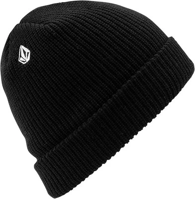VOLCOM FULL STONE Beanie - BLK - One Size - NWT - Image 1 of 2
