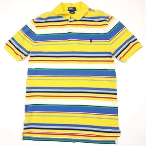 Polo By Ralph Lauren Jungen Poloshirt Mehrfarbig Gestreift Größe L 14-16 - Bild 1 von 12