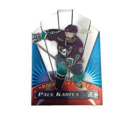 2001 Topps Chrome Hockey Paul Kariya - Rocket's Flare Insert #RF2