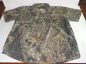 Remington Camo Mossy Oak Break Up Mens XL Button Down Short Sleeve Shirt (0792) - Picture 1 of 8