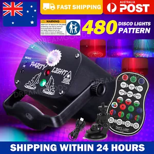 480 Patterns Laser Projector Light Stage Lighting LED RGB Disco Party KTV Lamp - Picture 1 of 11