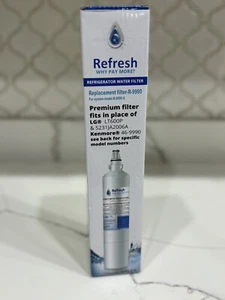 Refresh Replacement Water Filter R-9990 Fits LG Kenmore Refrigerators NEW - Picture 1 of 5