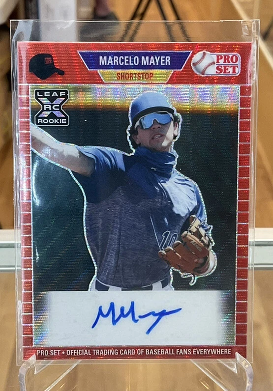 2021 Leaf Pro Set Metal Marcelo Mayer 1989 Red Wave Rookie Auto Autograph #MM7 - Image 1 of 1