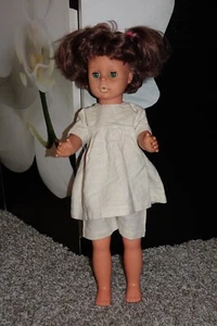 Vintage Sonni Spielpuppe DDR Zeit ca.60cm Schlafaugen GRÜNE AUGEN SELTEN TOP - Bild 1 von 9