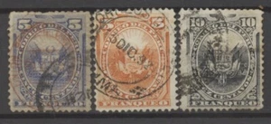 Nº: 124504 - PERÚ - LOTE DE 3 SELLOS ANTIGUOS - ¡USADOS!! - Imagen 1 de 1