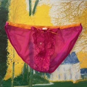 Vintage Nylon String Bikini Höschen Large - Bild 1 von 11