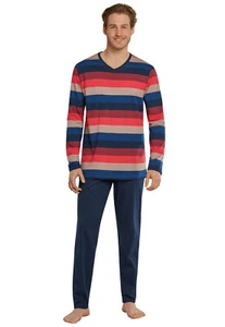 SCHIESSER Pigiama Da Notte Uomo Lungo 100% Cotone Taglia 48 58 Lungo S-5XL - Imagen 1 de 4