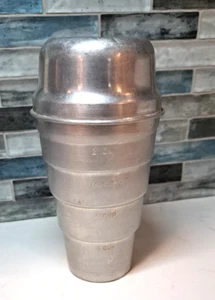 Vintage Aluminum Cocktail Shaker, 7" Tall "Unbranded" - Picture 1 of 4