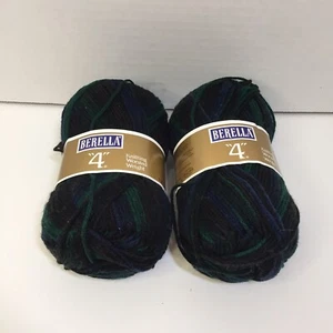2 madejas Berella 4 hilos tejer peso peor 3 oz acrílico tradicional  - Imagen 1 de 7