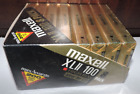 8x MAXELL XL II 100 High Bias Blank Vintg Audio Cassette Recording Tapes-Japan