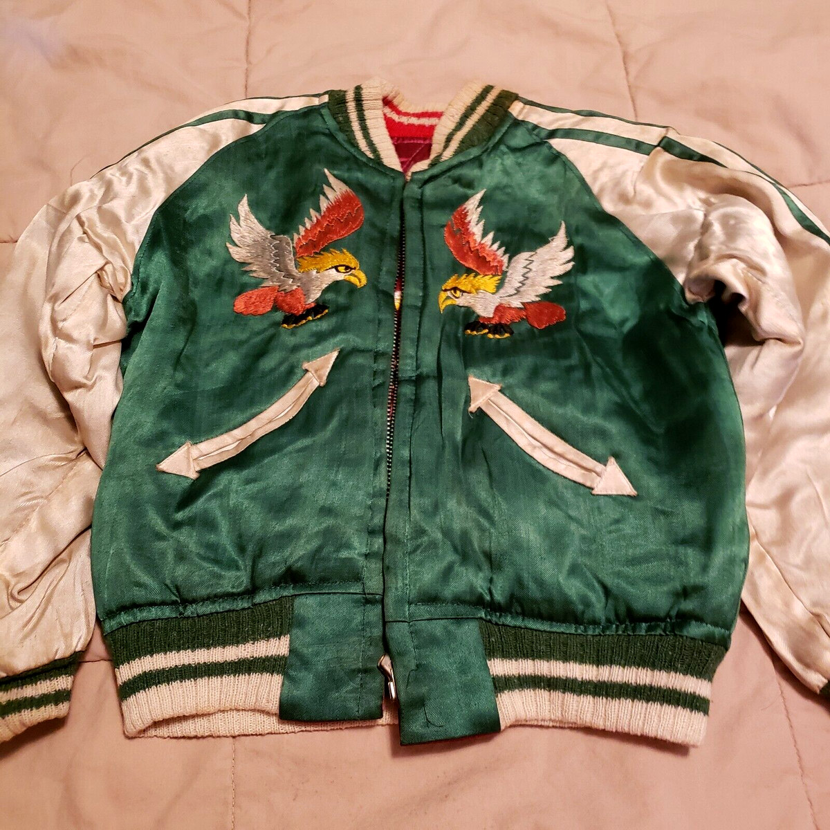 40s vintage kids sports jacket