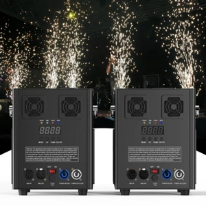 1/4PCS Cold Spark Machine 700W DMX Stage Firework Machine Wedding W/Flight Case - Picture 1 of 28