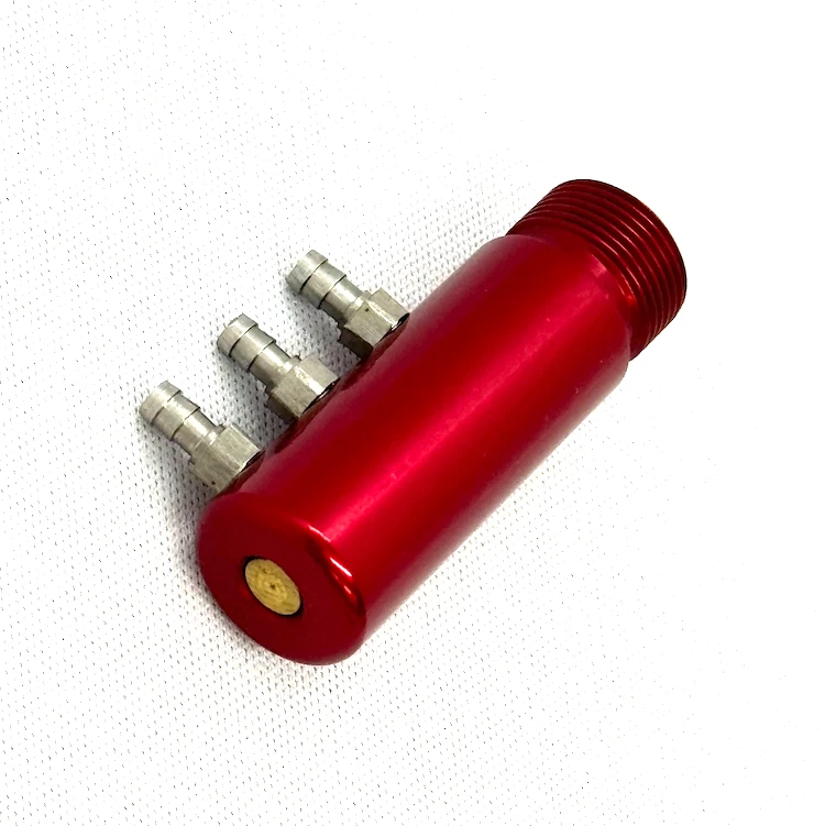 WGP Autococker STO 3-Way Assembly - RED POLISHED