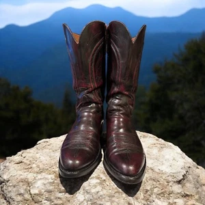 Lucchese Black Label 1985 Black Cherry Seville C8767 11-EEE WIDE! 501-12056 - Bild 1 von 10