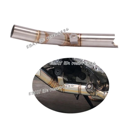 Tubo de enlace de escape deslizable de acero inoxidable para Suzuki GSXR600 GSXR750 2008-2010 Foto 1 de 4