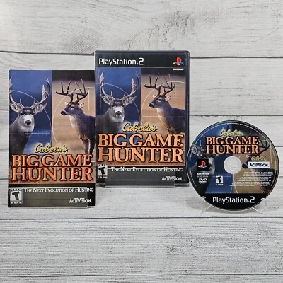 Cabela's Big Game Hunter (Playstation 2, 2002) con Manual Completo | CIB | Probado Foto 1 de 3