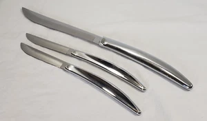Vintage "Carvel Hall" Stainless USA Carving Knife (13") & 2 steak knives (8..5") - Picture 1 of 14