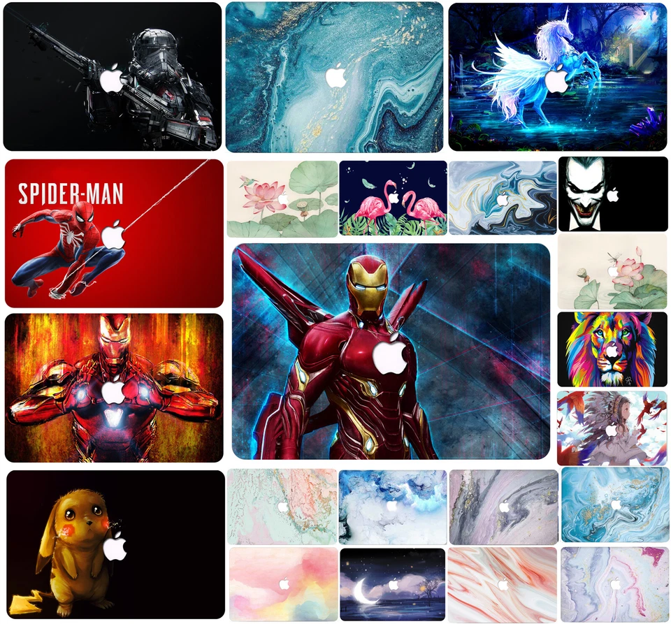 For Macbook Air Pro 13" 15.3 16 M1/M2 Chip Rubberized Hard Shell Case Cover KC - Image 1 of 4