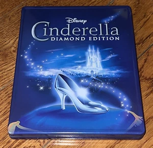 Disney Cinderella Diamond 2-Discs Bluray Future Shop Limited Edition Steelbook - Picture 1 of 6