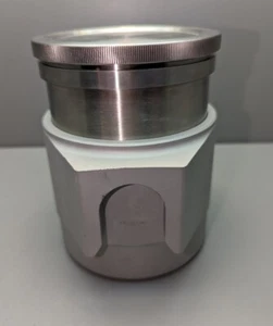 Hettich Stainless Steel 4255 Bucket W/ Lid #5 and Bucket Carrier/Sleeve (4579) - Picture 1 of 5