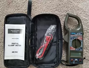 Cen-Tech Black & Red Multi Function Portable Digital Clamp Meter DT-266  New - Picture 1 of 4