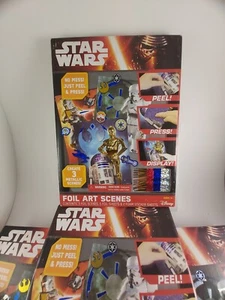 6 escenas de arte en papel aluminio de Star Wars - Imagen 1 de 9