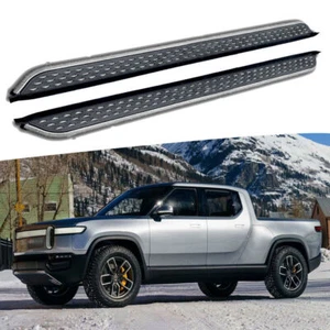 Stainless Running Board fits for Rivian R1T 2021-2024 Side Step Nerf Bar 2PCS - Picture 1 of 9