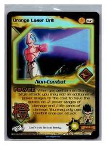 1x DBZ CCG TALADRO LÁSER NARANJA 67 HOLO FOIL POCO COMÚN FUSIÓN SAGA - Imagen 1 de 1