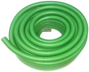 Manguera de succión 3 pulgadas bomba de suministro drenaje 5M 5 metros 76 mm verde trabajo mediano - Imagen 1 de 4