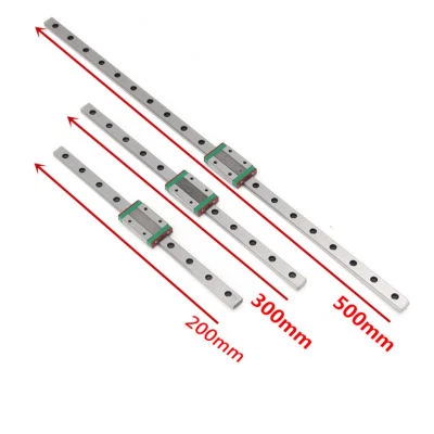 MGW 7/ 9/12/15 MiniaturSchienenführungsschlitten Linearschlitten CNCWerkzeug 500 - Image 1 of 4