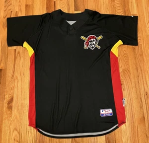 Camiseta deportiva de calentamiento de los Piratas de Pittsburgh talla 52 negra - Imagen 1 de 6