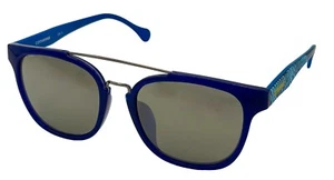 Converse Blue Mens Sunglass Square Plastic, Mirror Flash Lens SCO 023. 3GRX - Picture 1 of 12