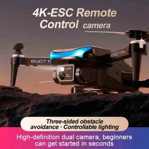 RG107 4k Drone 3 Side Obstacles Dual Camera WiFi fpv Drone Quadcop 3 Battery - Picture 1 of 6