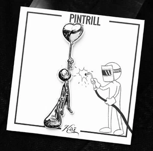 ⚡RARO⚡ PINTRILL x KAI ASPIRE IF LOVE VS. MONEY PIN *EDICIÓN PLATEADA* ❤️ vs. 💰 - Imagen 1 de 4