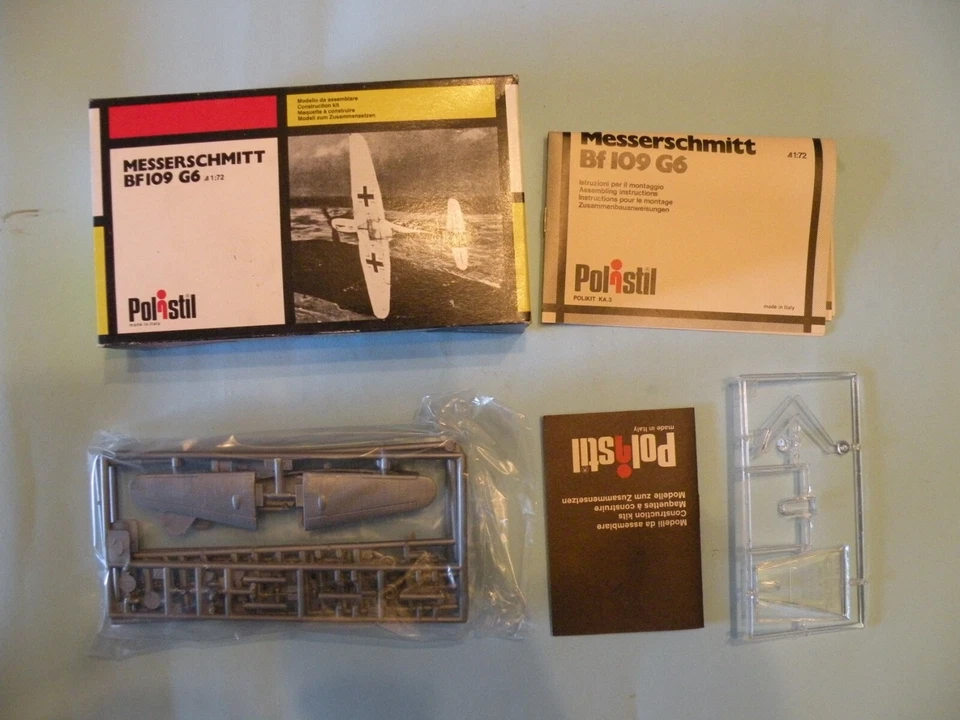 POLISTIL KA-3 MESSERSCHMITT BF109-G6 NUOVO/NEW SU SPRUE BLISTERATO/SEALED - Immagine 1 di 1