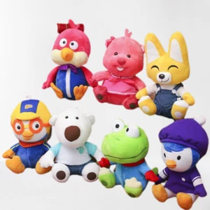 Pororo Penguin Racing Adventure Friends Pillow Stuffed Toy Christmas Plush Doll