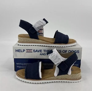 Skechers Bobs Desert Kiss Adobe Princess Sandals Women's Sz 6 Black 113541 NIB - Picture 1 of 5