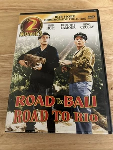 Road to Bali / Road to Rio (DVD, 2003) Bob Hope Bing Crosby - Picture 1 of 7