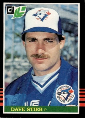 1985 Leaf Dave Stieb Toronto Blue Jays #54 - Image 1 of 2