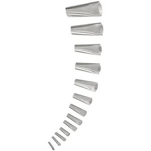 1 Set 13pcs Stainless Steel Caulk Nozzle Caulking Finishing Tool Glue Nozzle - Imagen 1 de 11