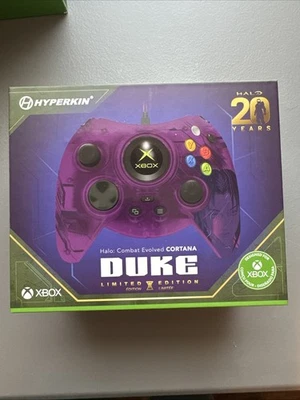 Hyperkin M02668COR Controller - Purple DUKE. CORTANA - Image 1 of 4