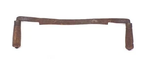 ANTIQUE BLACKSMITH-WROUGHT LARGE DRAW KNIFE - 11 3/8" L. BLADE - 20" TOTAL L. - Picture 1 of 3