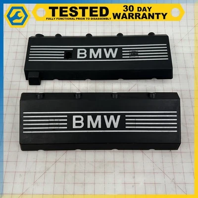 96-01 BMW E38 SERIE 7 JUEGO TAPAS VÁLVULAS IZQUIERDA Y DERECHA OEM Foto 1 de 4