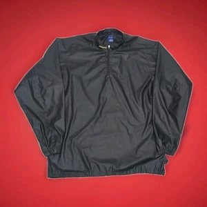 Vintage Mizuno Poliuretano PVC Pullover Baseball BP Giacca Riscaldante Uomo 48 XXL - Foto 1 di 6