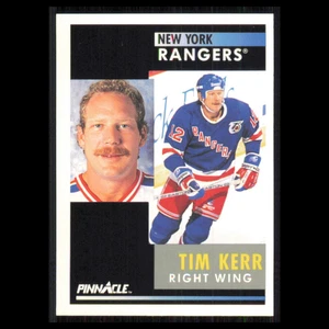 Tim Kerr #52 1991 Pinnacle New York Rangers Hockey Card NHL NM - Picture 1 of 3